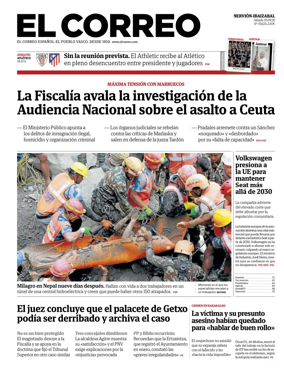 Cover of El Correo (Nervion-ibaizabal)