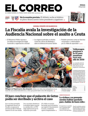 Cover of El Correo (Vizcaya)