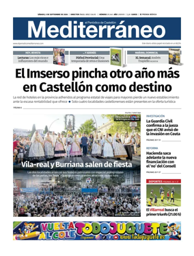 Cover of El Periodico Mediterraneo