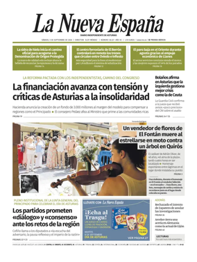 Cover of La Nueva Espana (Oriente)