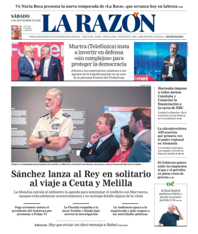 Cover of La Razon (Madrid)
