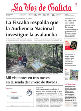 Cover of La Voz de Galicia (Monforte)