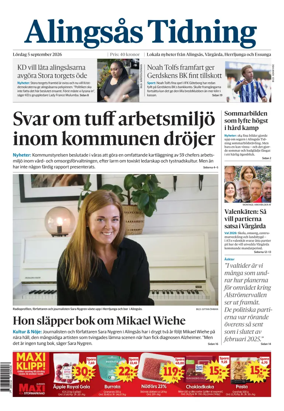 Cover of Alingsas Tidning