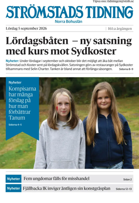 Cover of Stromstads Tidning