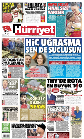 Cover of Hurriyet