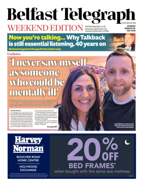 Cover of Belfast Telegraph