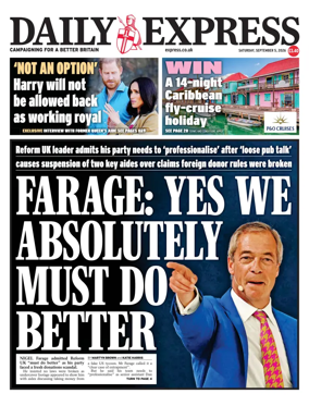 Cover of Daily Express