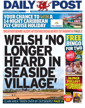 Cover of Daily Post (North Wales)