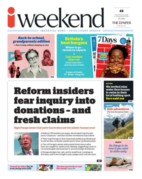 Cover of iNews Weekend
