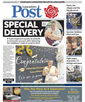 Cover of Lancashire Evening Post