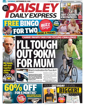 Cover of Paisley Daily Express