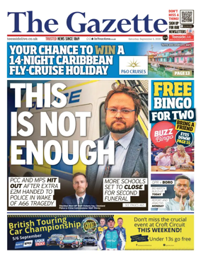 Cover of Teesside Evening Gazette