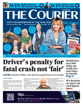 Cover of The Courier & Advertiser (Angus and Dundee)