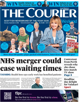 Cover of The Courier & Advertiser (Perth and Perthshire Edition)