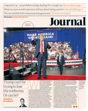 Cover of The Guardian e-paper Journal