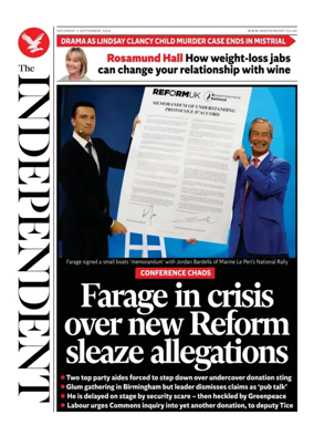Cover of The Independent