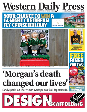 Cover of Western Daily Press (Saturday)
