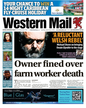 Cover of Western Mail