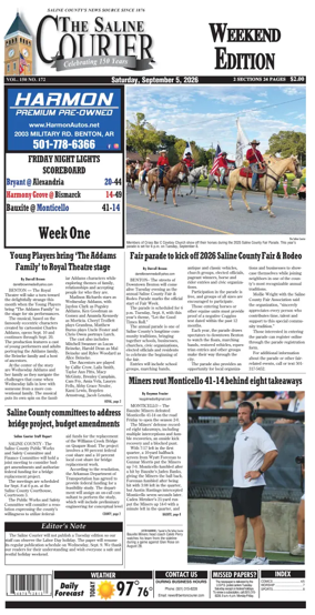 Cover of The Saline Courier Weekend