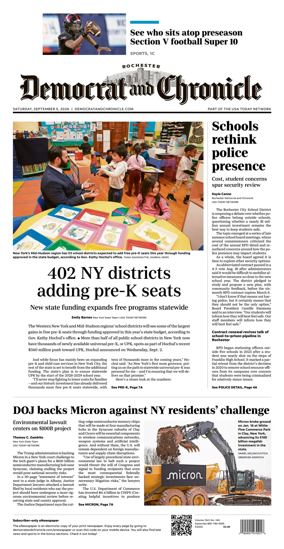 Cover of Democrat and Chronicle