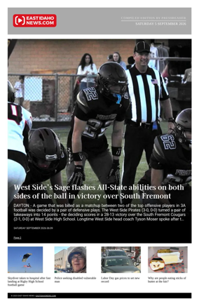 Cover of East Idaho News
