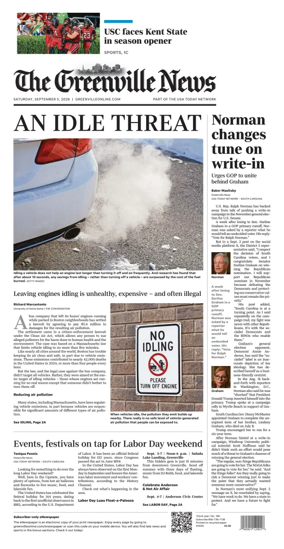 Cover of The Greenville News