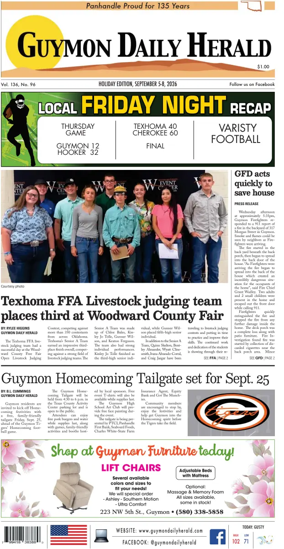 Cover of Guymon Daily Herald
