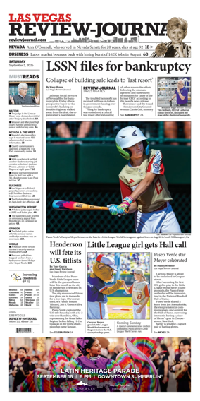 Cover of Las Vegas Review-Journal