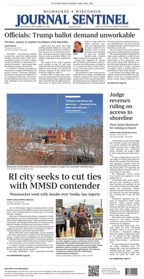 Cover of Milwaukee Journal Sentinel