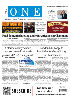 Cover of Observer News Enterprise