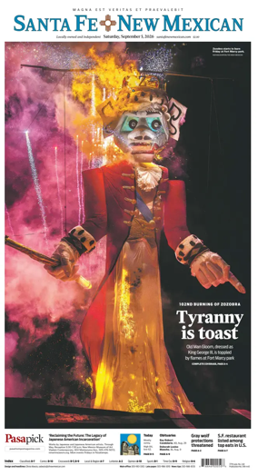 Cover of Santa Fe New Mexican