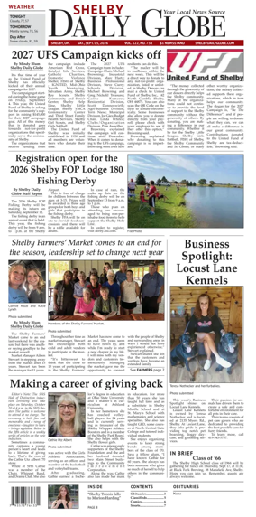 Cover of Shelby Daily Globe