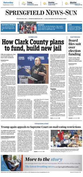 Cover of Springfield News-Sun