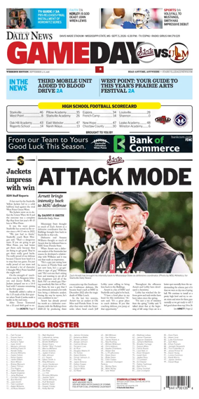 Cover of Starkville Daily News