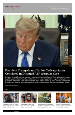 Cover of Tampa Free Press