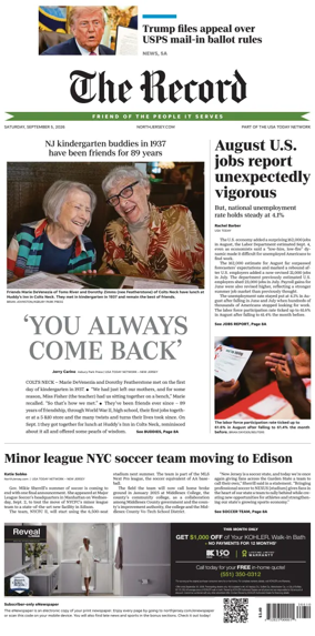 Cover of The Bergen Record