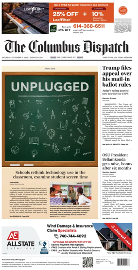 Cover of The Columbus Dispatch