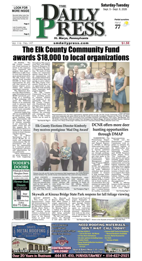 Cover of The Daily Press