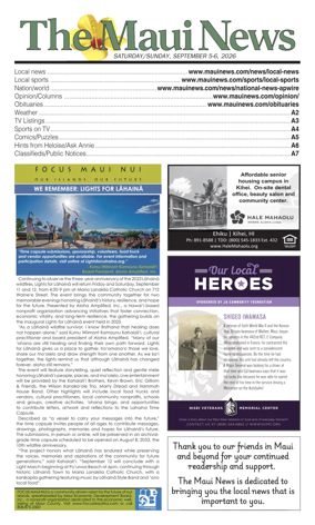 Cover of The Maui News - Weekender