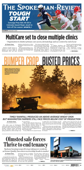 Cover of The Spokesman-Review (Spokane)