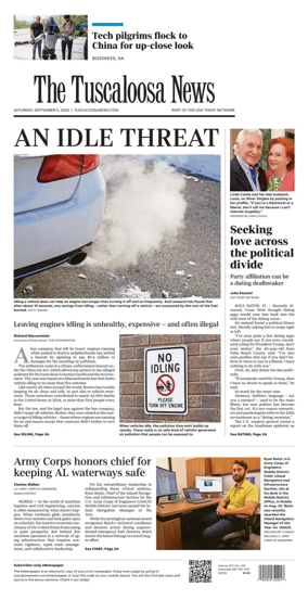 Cover of The Tuscaloosa News