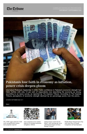 Cover of Tribune India - Compiled Edition