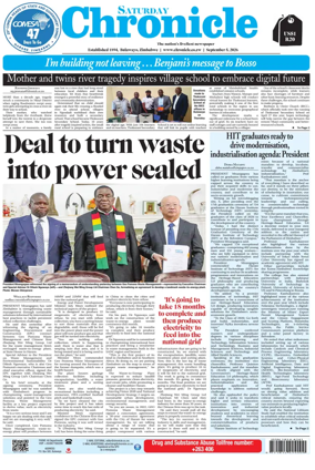 Cover of Chronicle (Zimbabwe)