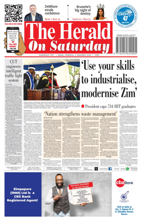 Cover of The Herald (Zimbabwe)