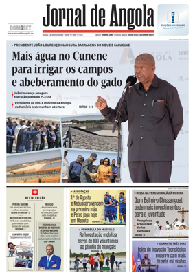 Cover of Jornal de Angola