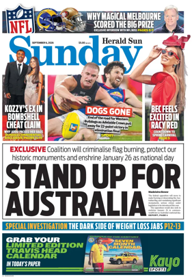 Cover of Herald Sun