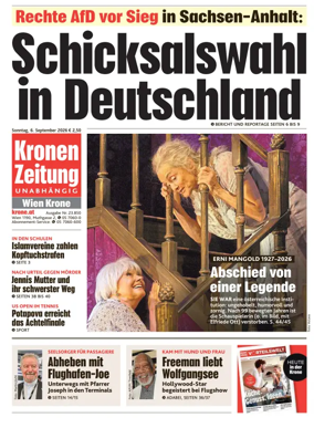 Cover of Kronen Zeitung