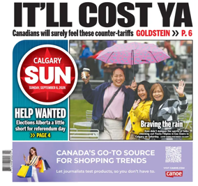 Cover of Calgary Sun