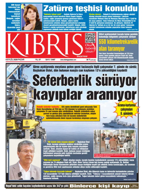 Cover of Kibris Gazetesi