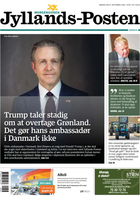 Cover of Jyllands-Posten Sondag